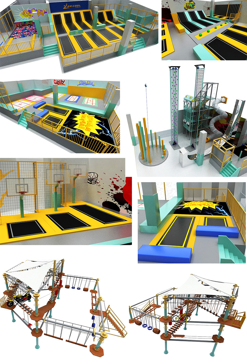 蹦床運(yùn)動公園案例實(shí)拍圖